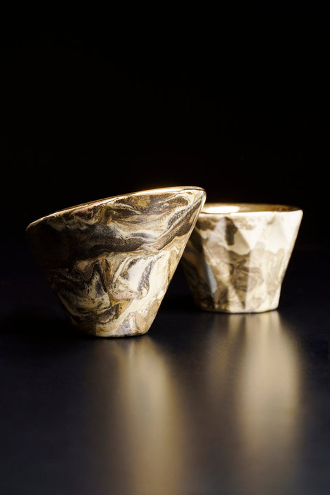 Espresso Cups, Two Types (Stratum Model) | Yoshiaki Imamura (alternate view)
