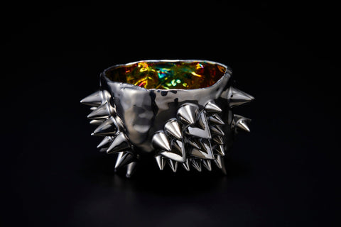 SPIKY TEA BOWL 0621-Ⅱ|古賀崇洋(別角度)