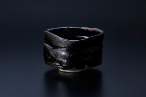 Oribe-Black Tea Bowl | Ryotaro Kato (alternate view)