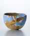 Tea Bowl, Flowing Moon-White Glaze with Gold | Housai Matsubayashi