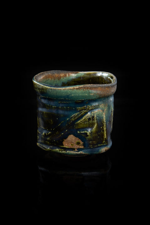 Oribe Tea Bowl | Ryotaro Kato (alternate view)