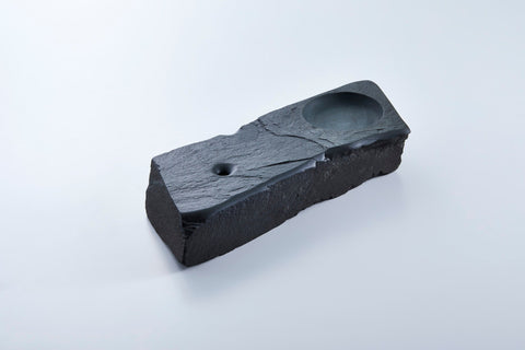 Flower-Adorned Inkstone - On the Crag - | Tatsunori Nagura (alternate view)