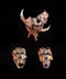 Katakuchi Pouring Bowl, Set of 3, Memento Mori | Toru Ichikawa