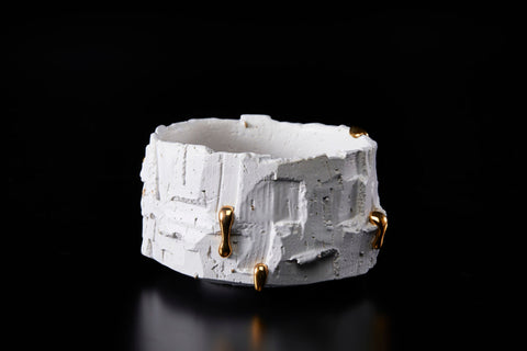 Faux-Rock Tea Bowl | Gentaro Yokoyama (alternate view)