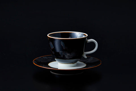 Dripping coffee cup Tenmoku | Yuki Inoue