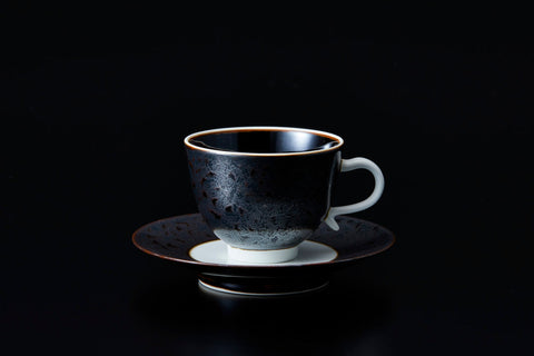 Hazy pattern coffee cup Tenmoku | Yuki Inoue