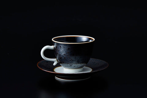 Hazy Pattern Coffee Cup Tenmoku | Yuki Inoue (alternate view)