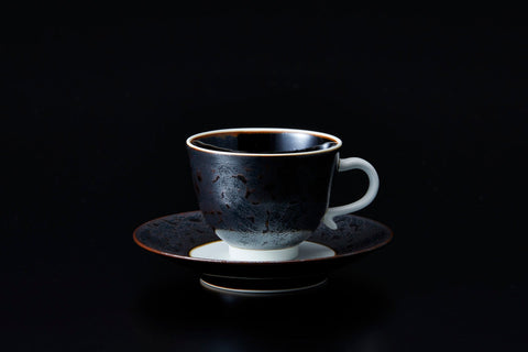Hazy pattern coffee cup Tenmoku | Yuki Inoue