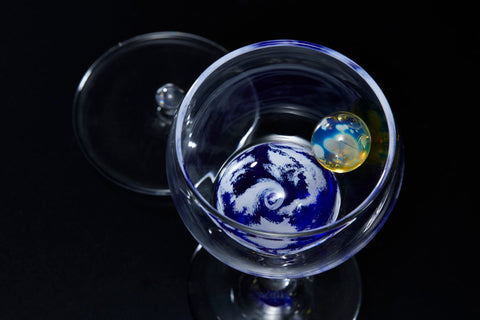 Pot of the Moon Orbiting Earth | Mieko Noguchi (alternate view)