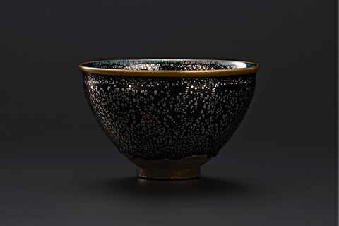 見立漆器 油滴天目蒔絵椀|若宮隆志(別角度)