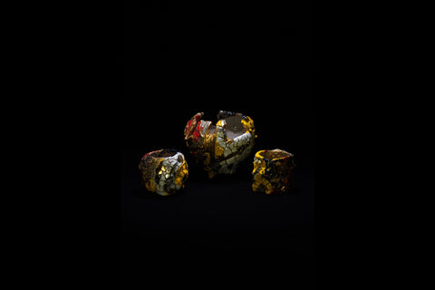 Sake Set of 3, Shichiyō (Seven Luminaries) | Toru Ichikawa