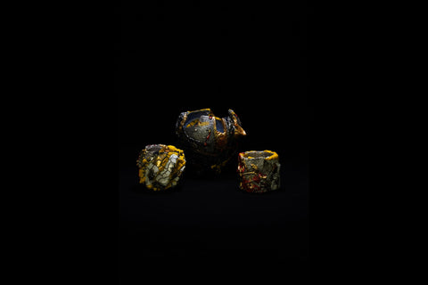 Sake Vessel Set of 3, Seven Luminaries | Toru Ichikawa (alternate view)