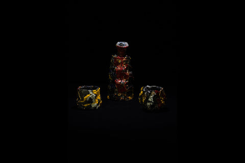 Sake Vessel Set of 3, Seven Luminaries | Toru Ichikawa (alternate view)