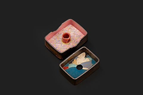 Box Netsuke, Ryōtantan (Dragon Pool Legend) | Takashi Wakamiya (alternate view)