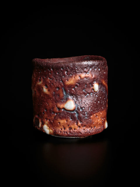 Crimson Shino Sake Cup | Ryotaro Kato
