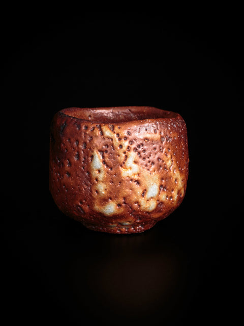Crimson Shino Sake Cup | Ryotaro Kato