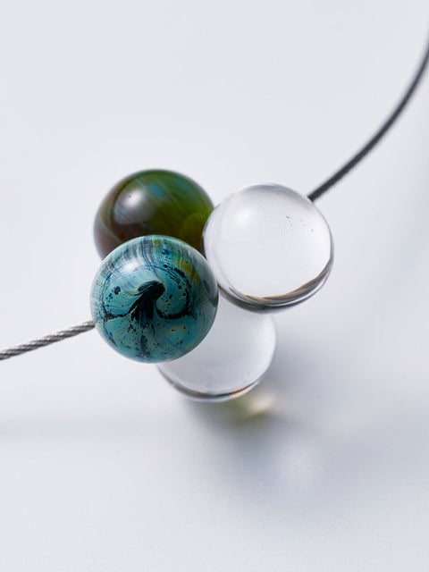 Atomic Nucleus Necklace | Mieko Noguchi (alternate view)