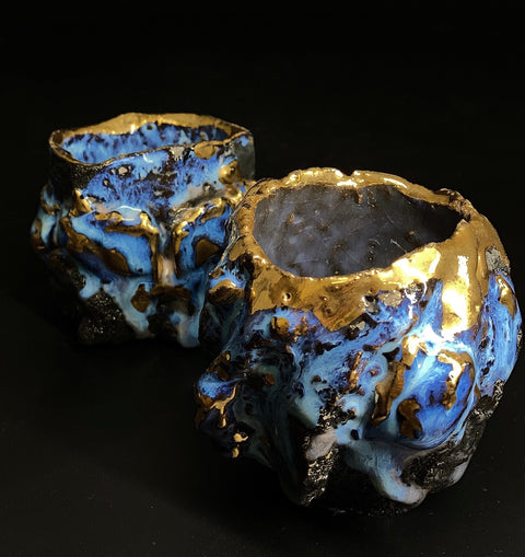Sake Vessel Set 'Resilience' | Toru Ichikawa