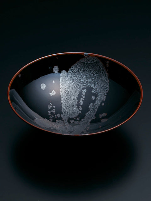 Dripping Ware M Tenmoku | Yuki Inoue (alternate view)