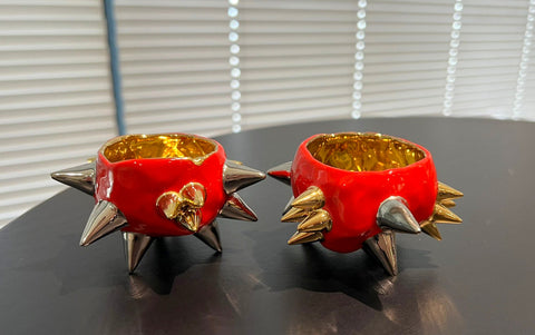 SPIKY SAKE CUP(2個セット)|古賀崇洋