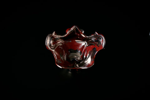 頬鎧盃　龍形　紅白金｜古賀崇洋（別角度）