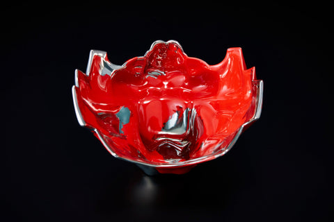 頬鎧盃　虎形　紅白金｜古賀崇洋（別角度）