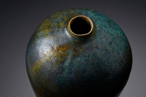 Oribe Flower Vase | Ryotaro Kato (alternate view)