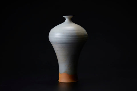 Flower Vase, Crimson Deer-Back Glaze | Housai Matsubayashi (alternate view)