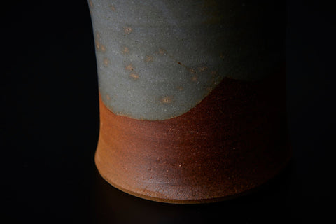 Flower Vase, Crimson Deer-Back Glaze | Housai Matsubayashi (alternate view)