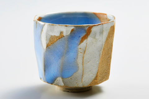 Sake Cup, Flowing Moon-White Glaze | Housai Matsubayashi (alternate view)