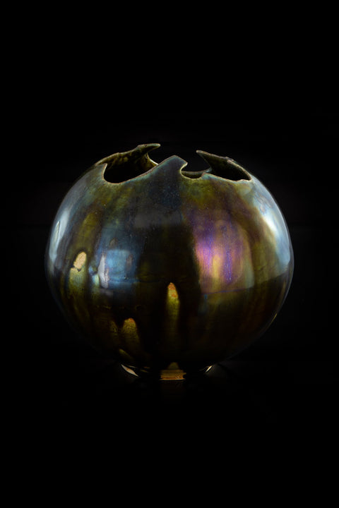 Oribe Flower Vase | Ryotaro Kato (alternate view)