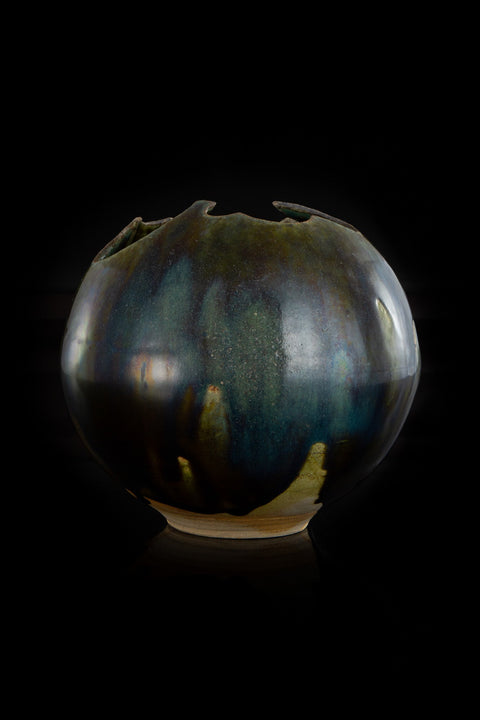 Oribe Flower Vase | Ryotaro Kato (alternate view)