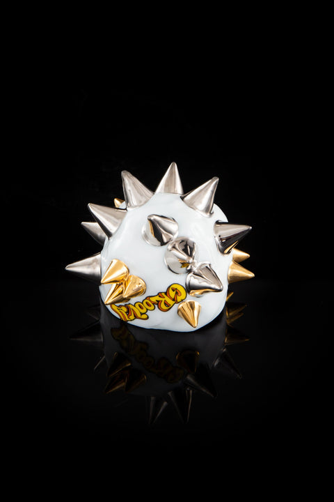 SPIKY SAKE CUP graffiti｜古賀崇洋（別角度）