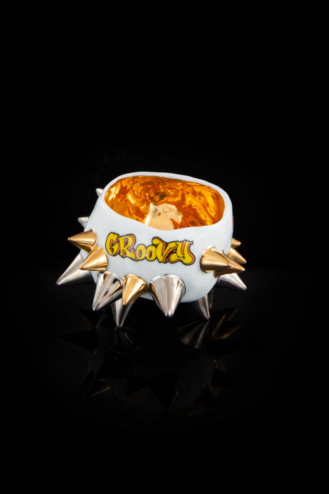 SPIKY SAKE CUP graffiti | Takahiro Koga (alternate view)