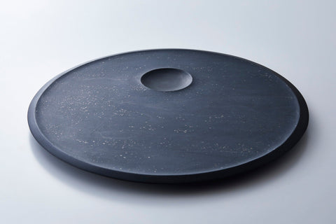 Flower-Vase Inkstone – Twin Circles, Milky Way – | Tatsunori Nagura (alternate view)