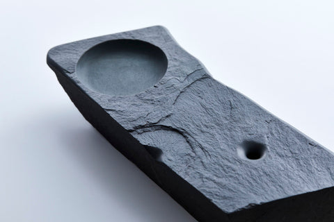 Flower-Adorned Inkstone - On the Crag - | Tatsunori Nagura (alternate view)