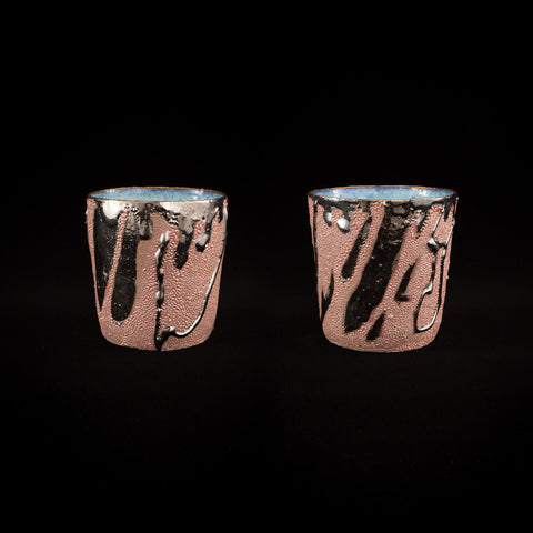 Glass Two-Piece Set “VANISHING POINT” | Toru Ichikawa