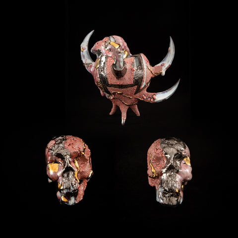 Katakuchi Pouring Bowl, Set of 3, Memento Mori | Toru Ichikawa