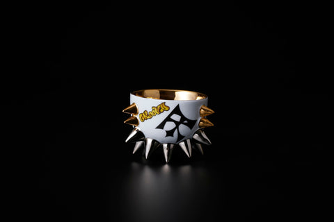 SPIKY SAKE CUP graffiti｜古賀崇洋（別角度）