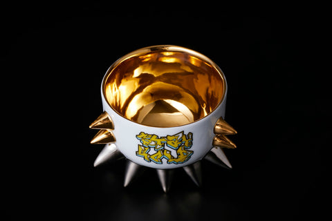 SPIKY SAKE CUP graffiti｜古賀崇洋（別角度）
