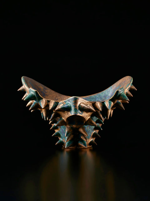 Armor Cup, Skull Form, Gold & Bronze | Takahiro Koga