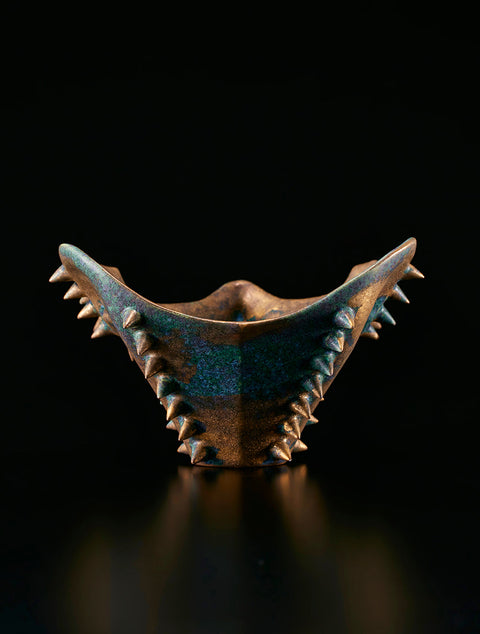 Hoyoroi Sake Cup, Skull Form, Gold and Bronze | Takahiro Koga (alternate view)