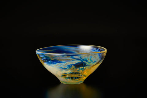 Glass Tea Bowl, Moonlight | Mieko Noguchi (alternate view)