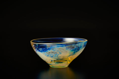 Glass Tea Bowl, Moonlight | Mieko Noguchi (alternate view)