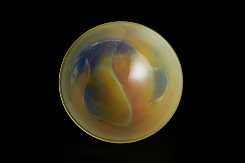 Glass Tea Bowl, Under the Wave | Mieko Noguchi (alternate view)