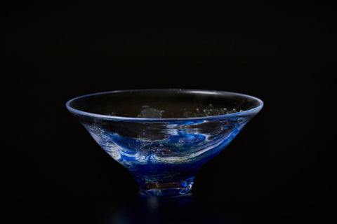 Glass Tea Bowl, Wave | Mieko Noguchi (alternate view)