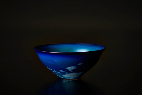 Glass Tea Bowl, Meteor Shower | Mieko Noguchi (alternate view)