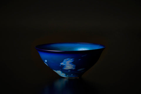 Glass Tea Bowl, Meteor Shower | Mieko Noguchi (alternate view)