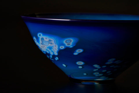 Glass Tea Bowl, Meteor Shower | Mieko Noguchi (alternate view)