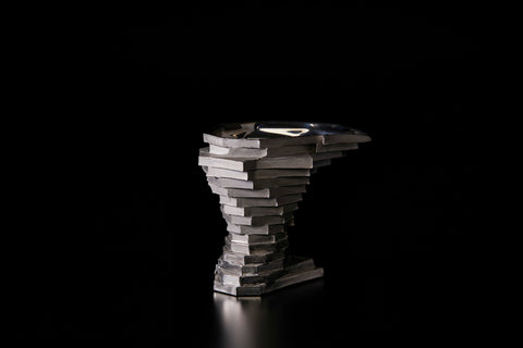 Constructed Vessel: Black Luster Silver, Pourer | Yosuke Yamaura (alternate view)